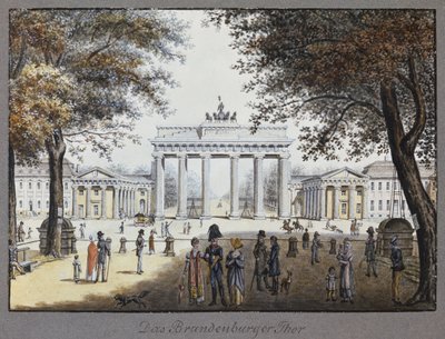 Das Brandenburger Tor, Berlin von F.A. Calau